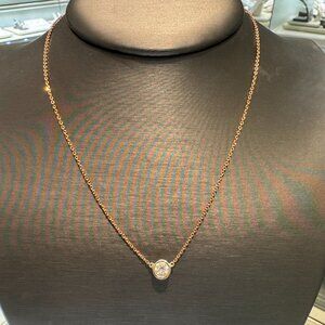 Gorgeous 1.03 CT Lab Diamond Necklace